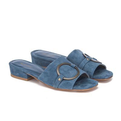 Mary Mule - Blue Antique Gold